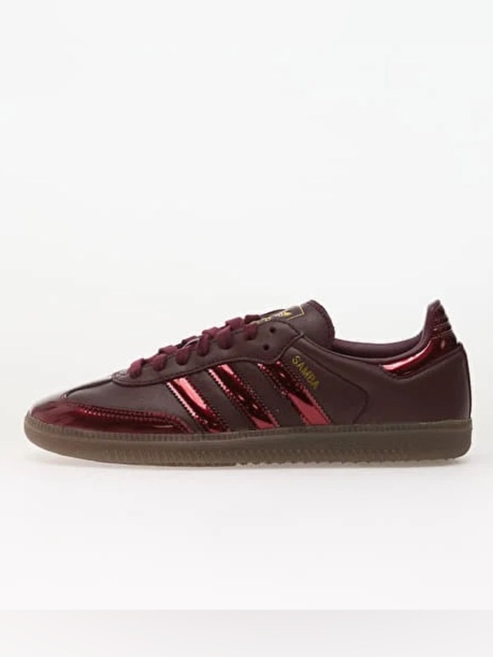 adidas Samba OG Maroon / Metallic / Gold - Picture 4 of 10